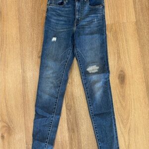 Levi mile high super skinny Denim Jeans